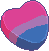 bisexual candy heart