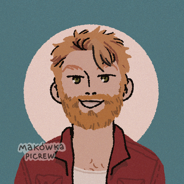 bearded man with chest hair